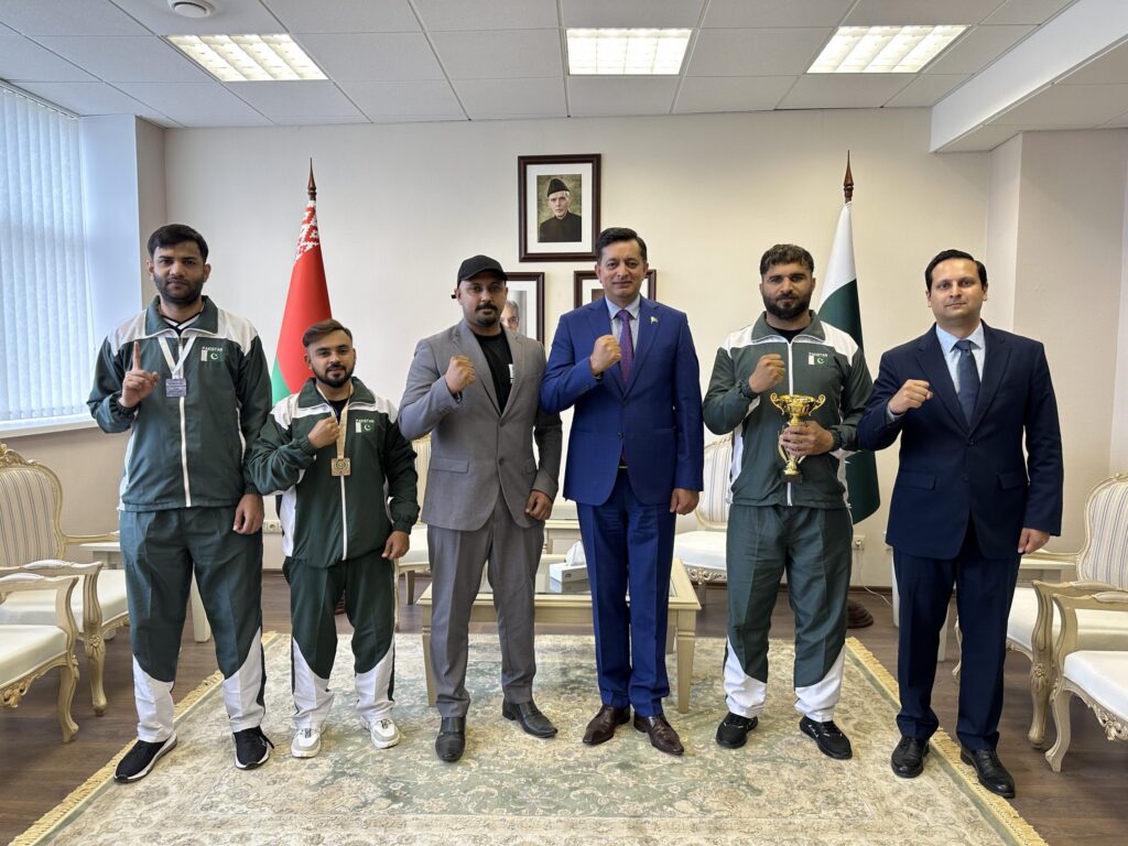 Pakistan Team excels, brings pride and honor in Minsk