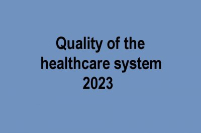 Quality of the healthcare system Year 2023