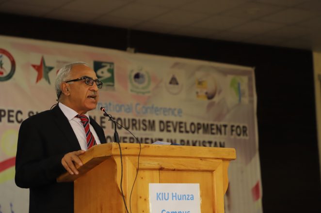 Prof. Dr. Engr. Attaullah Shah, Vice Chancellor of Karakoram International University