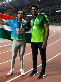 Arshad Nadeem and Neeraj Chopra's embrace symbolizes the best sports diplomacy