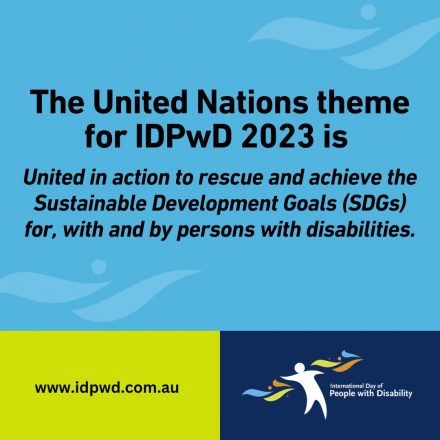 2023's theme for IDPwD