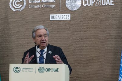 António Guterres emphasizes fossil fuel phaseout