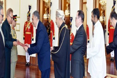 President Alvi emphasizes fostering ties with Egypt, Oman, Bosnia, Sri Lanka, & Cyprus