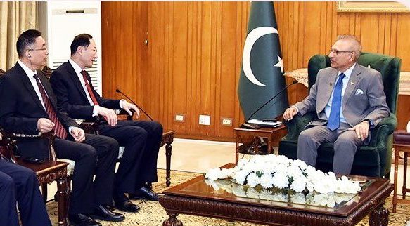 President Dr. Arif Alvi has reaffirmed Pakistan's strong dedication to the high-quality development of the China-Pakistan Economic Corridor (CPEC).