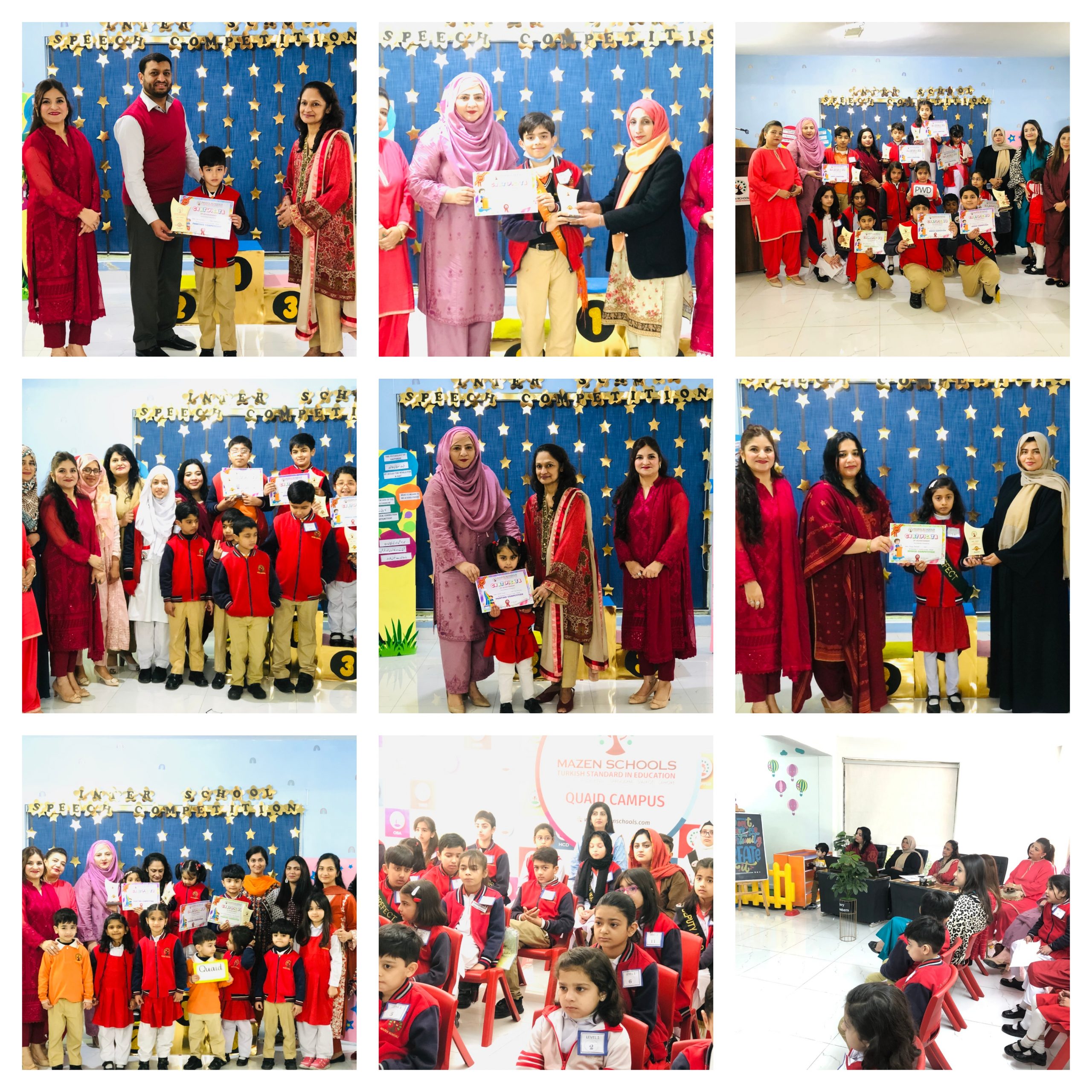 Some visuals from the Mazen School Inter-School Painting and Speech Competition