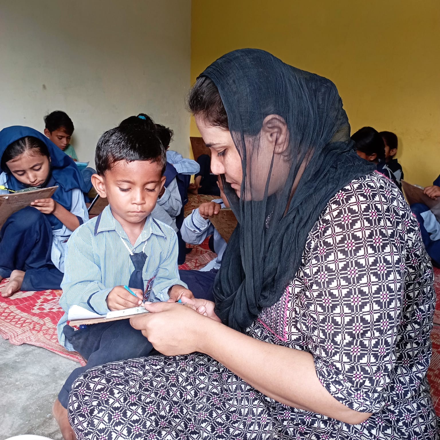 Kalsoom Brohi at her school