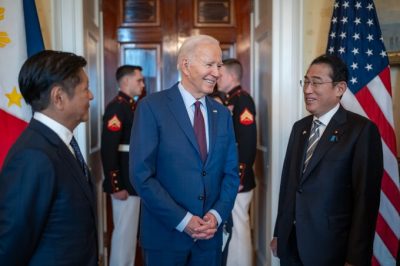US, Japan, Philippines leaders unite for cooperation
