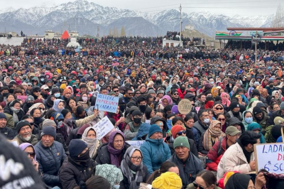 Ladakh Protests: 30,000 Demand Rights; Wangchuk on Hunger Strike