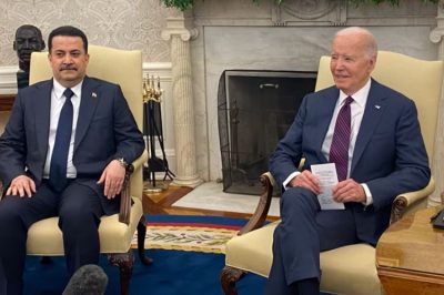 U.S. President Biden meets Iraqi Prime Minister amid regional tensions