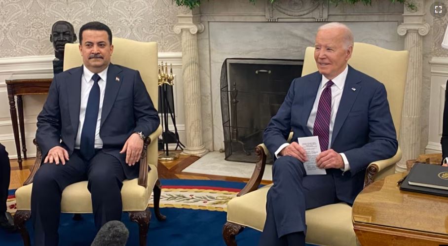 U.S. President Biden meets Iraqi Prime Minister amid regional tensions